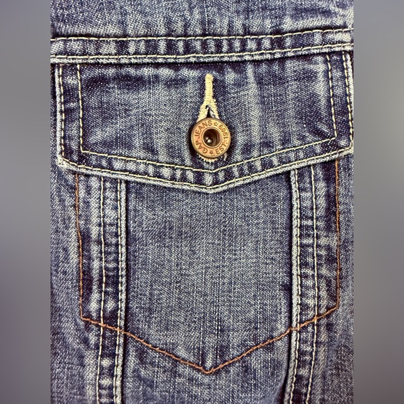 GAP Y2K Denim Trucker Jacket Women’s Vintage SzSm - Picture 5 of 10